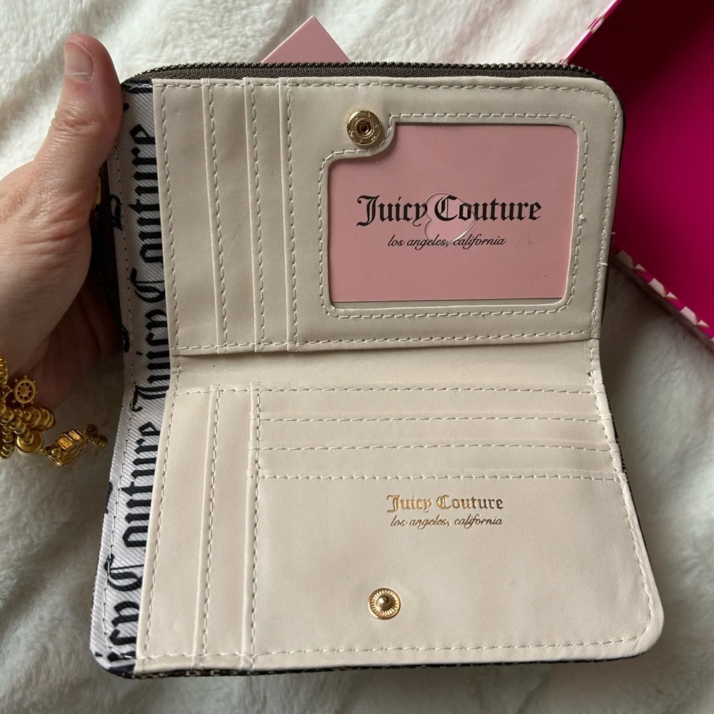 Juicy Couture Love Never Dies Multicompartment Bifold Wallet NIB Y2K Retro
